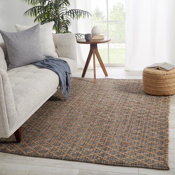 Jaipur Living Cecil Natural Trellis Gray/ Beige Area Rug (10'X14')