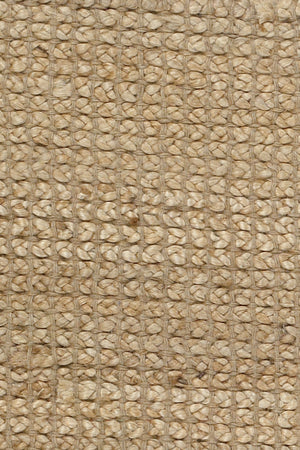 Chandra Rugs Zola 100% Jute Hand-Woven Reversible Jute Rug Natural Tan 7'9 x 10'6