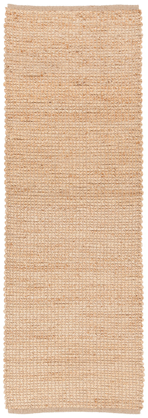 Chandra Rugs Zola 100% Jute Hand-Woven Reversible Jute Rug Natural Tan 2'6 x 7'6