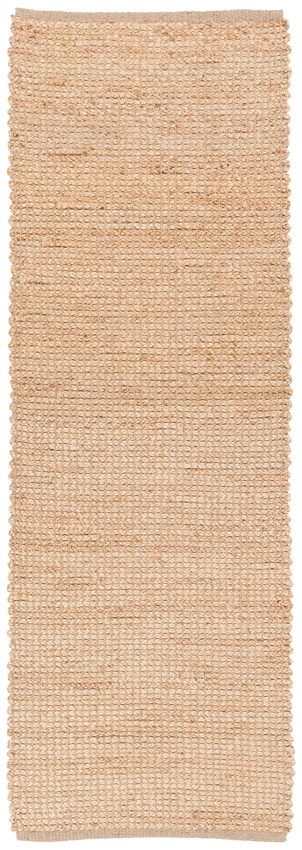 Chandra Rugs Zola 100% Jute Hand-Woven Reversible Jute Rug Natural Tan 2'6 x 7'6