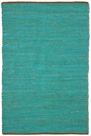 Chandra Rugs Zola 100% Jute Hand-Woven Reversible Jute Rug Blue/Charcoal 7'9 x 10'6