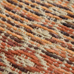 AMER Rugs Zola ZOL-4 Flat-Weave Geometric Farmhouse Area Rug Red/Yellow 8' x 10'