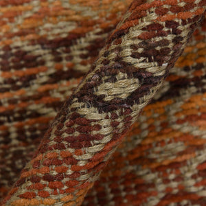 AMER Rugs Zola ZOL-4 Flat-Weave Geometric Farmhouse Area Rug Red/Yellow 8' x 10'