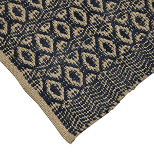 AMER Rugs Zola ZOL-6 Flat-Weave Geometric Farmhouse Area Rug Black/Tan 8' x 10'