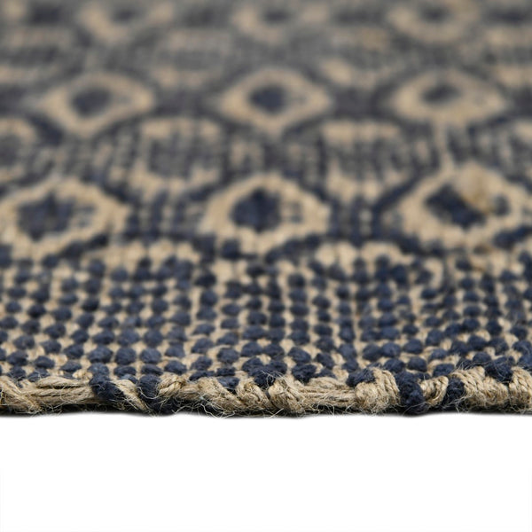 AMER Rugs Zola ZOL-6 Flat-Weave Geometric Farmhouse Area Rug Black/Tan 8' x 10'