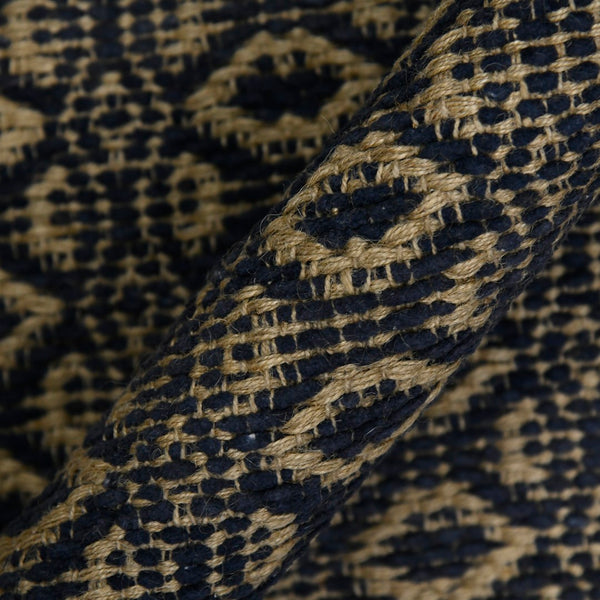 AMER Rugs Zola ZOL-6 Flat-Weave Geometric Farmhouse Area Rug Black/Tan 8' x 10'