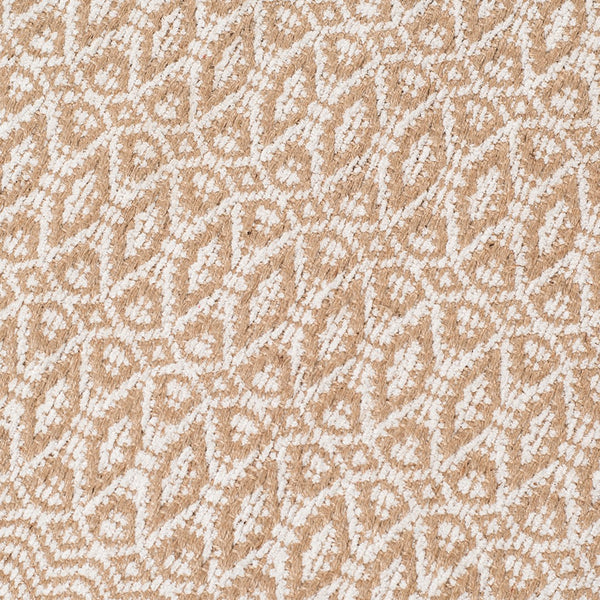 AMER Rugs Zola ZOL-7 Flat-Weave Geometric Farmhouse Area Rug White/Tan 8' x 10'