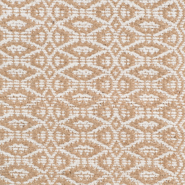 AMER Rugs Zola ZOL-7 Flat-Weave Geometric Farmhouse Area Rug White/Tan 8' x 10'