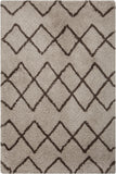 Chandra Rugs Zoya 100% Polyester Hand-Tufted Contemporary Shag Rug Silver/Grey 7'9 x 10'6