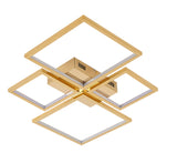 Bethel Gold LED Flush Mount in Stainless Steel & Acrylic