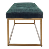 Moe's Home Katie Bench Dark Green