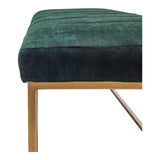 Moe's Home Katie Bench Dark Green