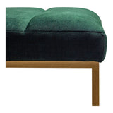 Moe's Home Katie Bench Dark Green