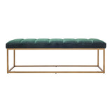 Moe's Home Katie Bench Dark Green