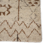 Jaipur Living Zamunda Hand-Knotted Geometric Cream/ Brown Area Rug (9'X12')