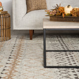 Jaipur Living Zamunda Hand-Knotted Geometric Cream/ Brown Area Rug (9'X12')