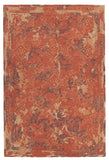 Chandra Rugs Zyana 70% Wool + 30% Viscose Hand-Tufted Contemporary Rug Rust/Brown/Gold 9' x 13'