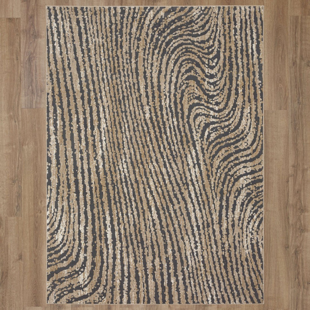 Karastan Rugs Zeus Frost Grey 9' 6" x 12' 11" Area Rug