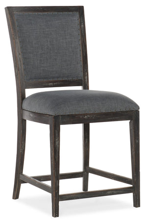 Hooker Furniture Beaumont Traditional-Formal Counter Stool in Rubberwood and Hardwood Solids with Fabric 5751-75351-89