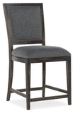 Beaumont Traditional-Formal Counter Stool In Rubberwood And Hardwood Solids With Fabric