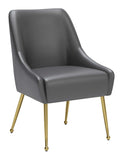 Madelaine 100% Polyurethane, Plywood, Steel Modern Commercial Grade Dining Chair