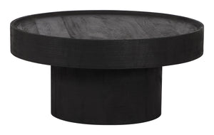 Zuo Modern Watson Mango Wood Modern Commercial Grade Coffee Table Black Mango Wood