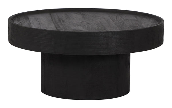 Zuo Modern Watson Mango Wood Modern Commercial Grade Coffee Table Black Mango Wood