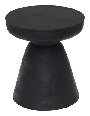 Zuo Modern Sage Mango Wood Modern Commercial Grade Side Table Black Mango Wood