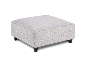 Fusion 109 Transitional Cocktail Ottoman 109 EVANWOOD SMOKEY BLUE