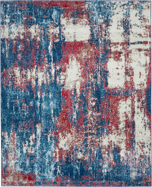 Nourison Imprints IMT02 Modern Machine Made Power-loomed Indoor only Area Rug Multicolor 8' x 10' 99446718594
