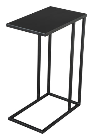 Zuo Modern Atom Iron Modern Commercial Grade Side Table Black Iron