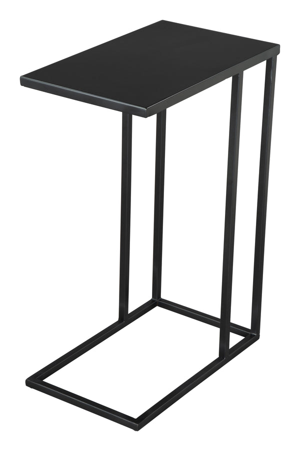 Zuo Modern Atom Iron Modern Commercial Grade Side Table Black Iron