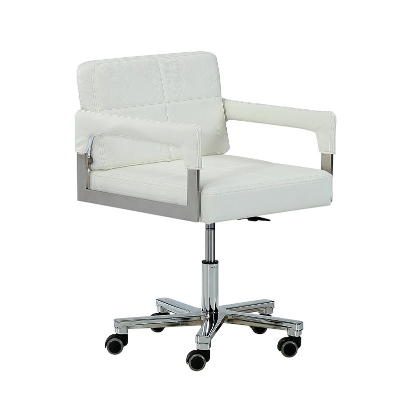 VIG Furniture Modrest Craig Modern White Bonded Leather Office Chair VGVCA508-WHT