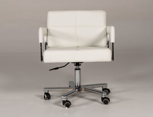 VIG Furniture Modrest Craig Modern White Bonded Leather Office Chair VGVCA508-WHT