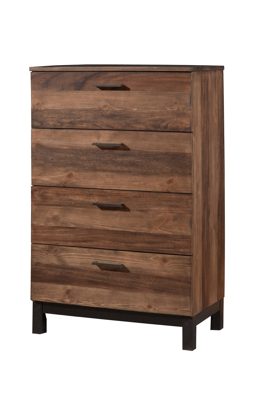 Weston Chest - Artisan Mahogany & Rustic Pine Design with Felt-Lined Drawer for Timeless Elegance