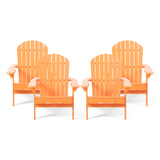 Malibu Outdoor Acacia Wood Adirondack Chair (Set of 4)