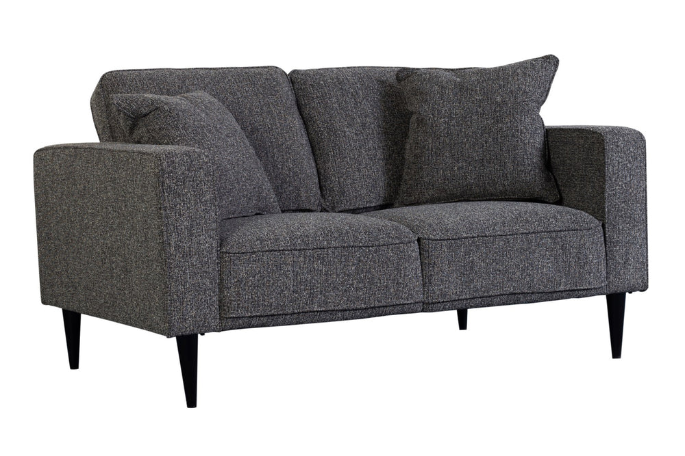 Porter Designs Keaton Upholstered Modern Loveseat Gray 01-33C-02-5401