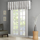 Andora Transitional Faux Silk Embroidered Window Valance