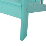Culver Outdoor Faux Wood Adirondack Chair, Teal