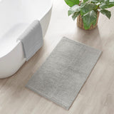 Beautyrest Plume Transitional Feather Touch Reversible Bath Rug Grey 2x34" BR72-3766