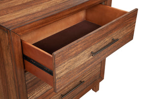 Trinidad Small Chest in Toffee - Elegant Mahogany Storage with Dovetail Drawers & Soft Glide Design