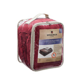 Woolrich Heated Plush to Berber Casual 100% Polyester Solid Knitted Microlight Heated Blanket WR54-1758