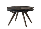 Lennox Round Dining Table, Dark Tobacco