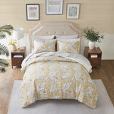 Gracelyn Casual Paisley Print 9 Piece Comforter Set with Sheets