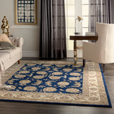 Nourison Nourison 2000 2022 Persian Handmade Tufted Indoor Area Rug Navy 9'9" x 13'9" 99446709578