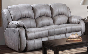 Southern Motion Cagney 705-61P Transitional  Power Headrest Double Reclining Sofa 705-61P 173-09(AMP'd)