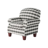 Fusion 532-C Transitional Accent Chair 532-C Brock Charcoal Accent Chair
