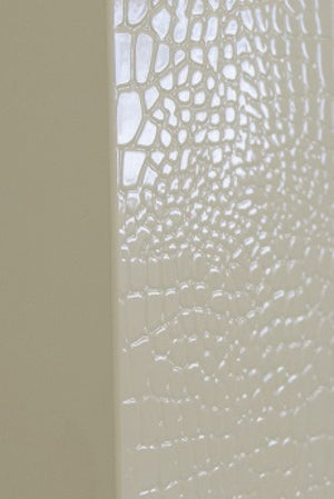 VIG Furniture Modrest Ivarson - Champagne Crocodile Glam Mirror VGUN-AW422-122-CHA VGUN-AW422-122-CHA