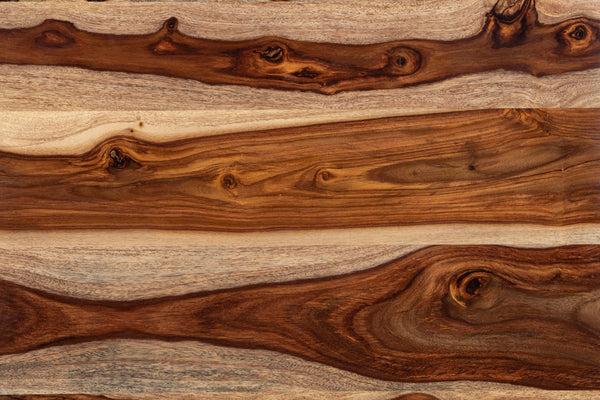 Porter Designs Taos Solid Sheesham Wood Natural End Table Natural 05-196-24-9010N