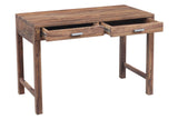 Porter Designs Urban Solid Sheesham Wood Contemporary Desk Natural 10-117-05-8058N